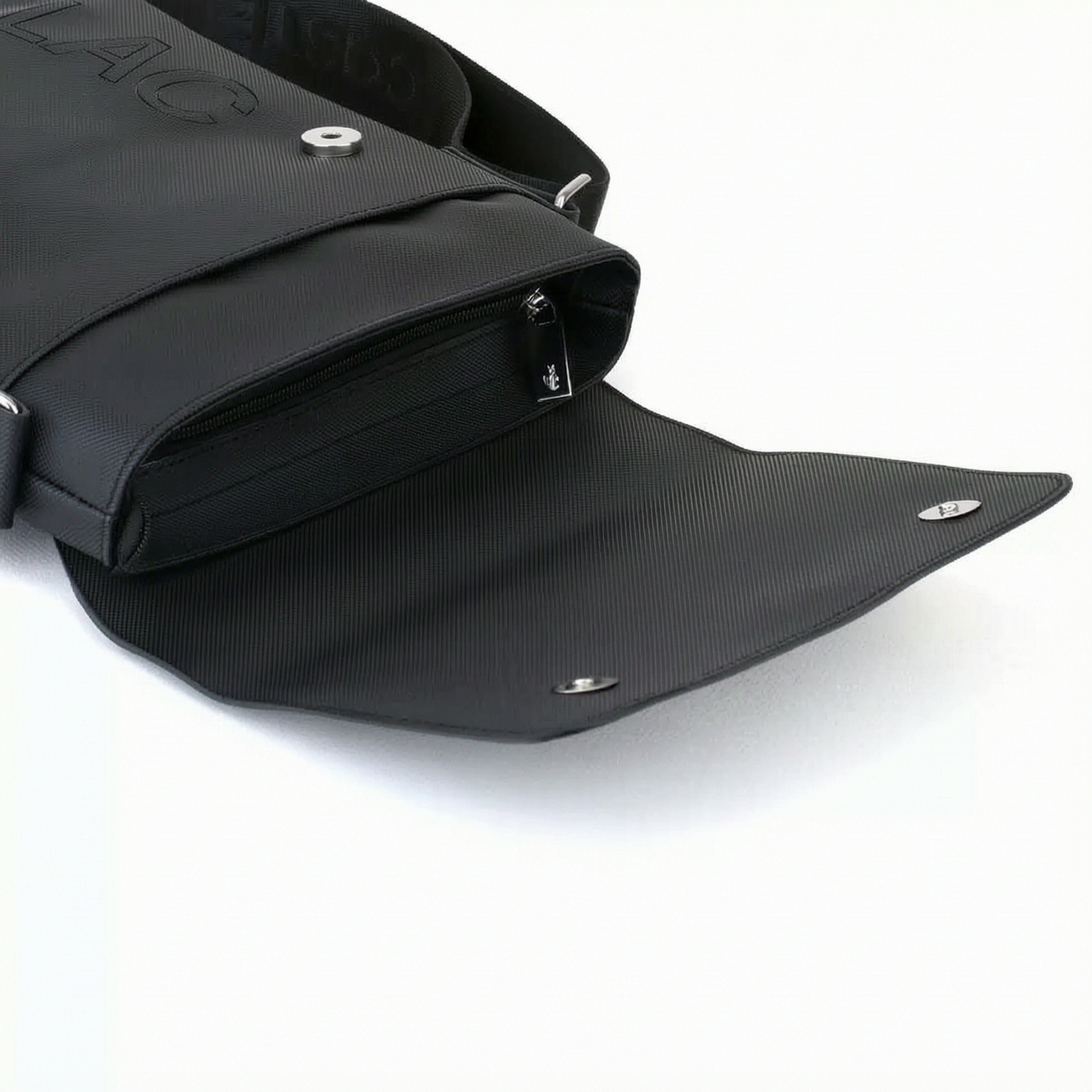 Lacoste Messenger Crossbody Bag Black for Men