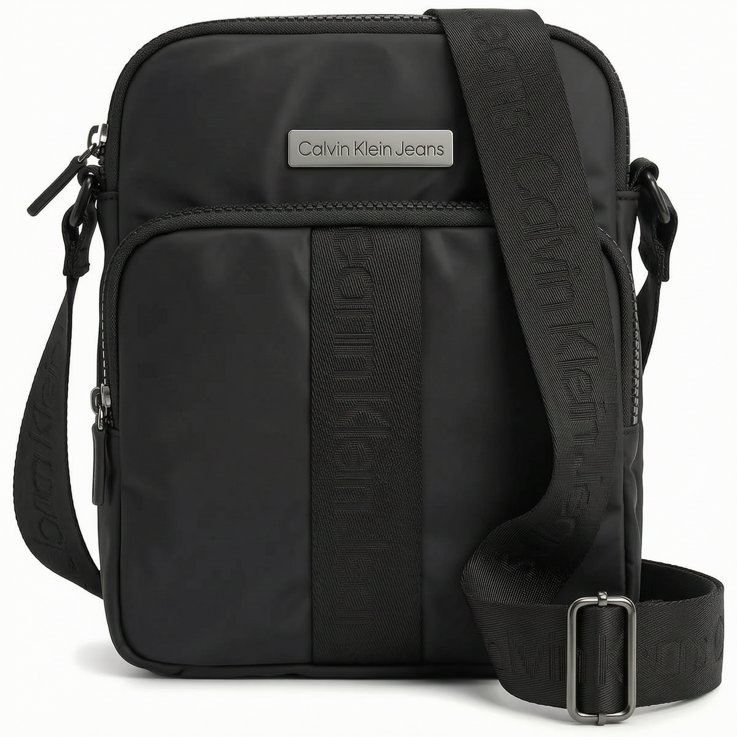 Calvin Klein Black Waterproof Vertical Crossbody Bag