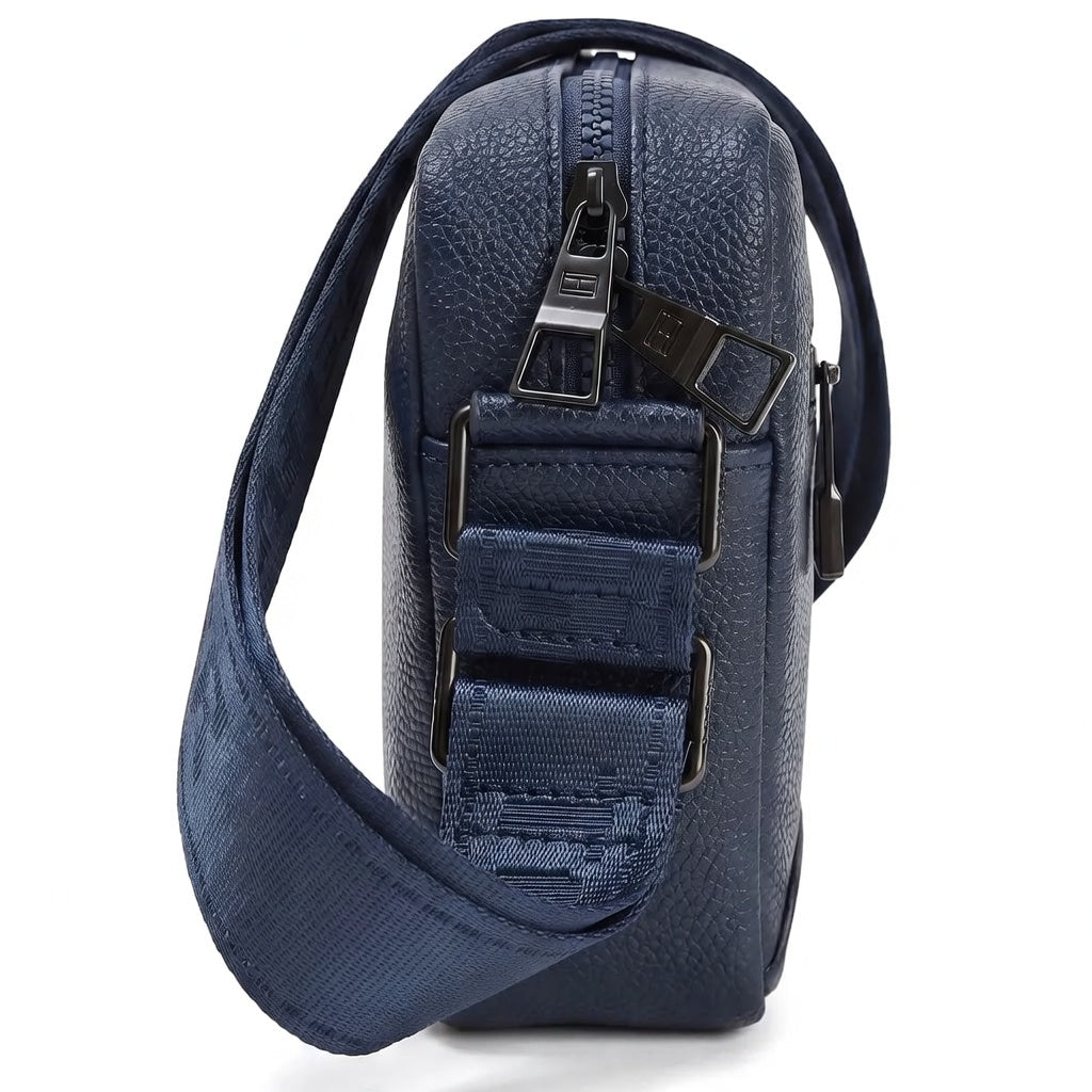 Tommy Hilfiger Men's Crossbody Bag - Navy Grain Texture