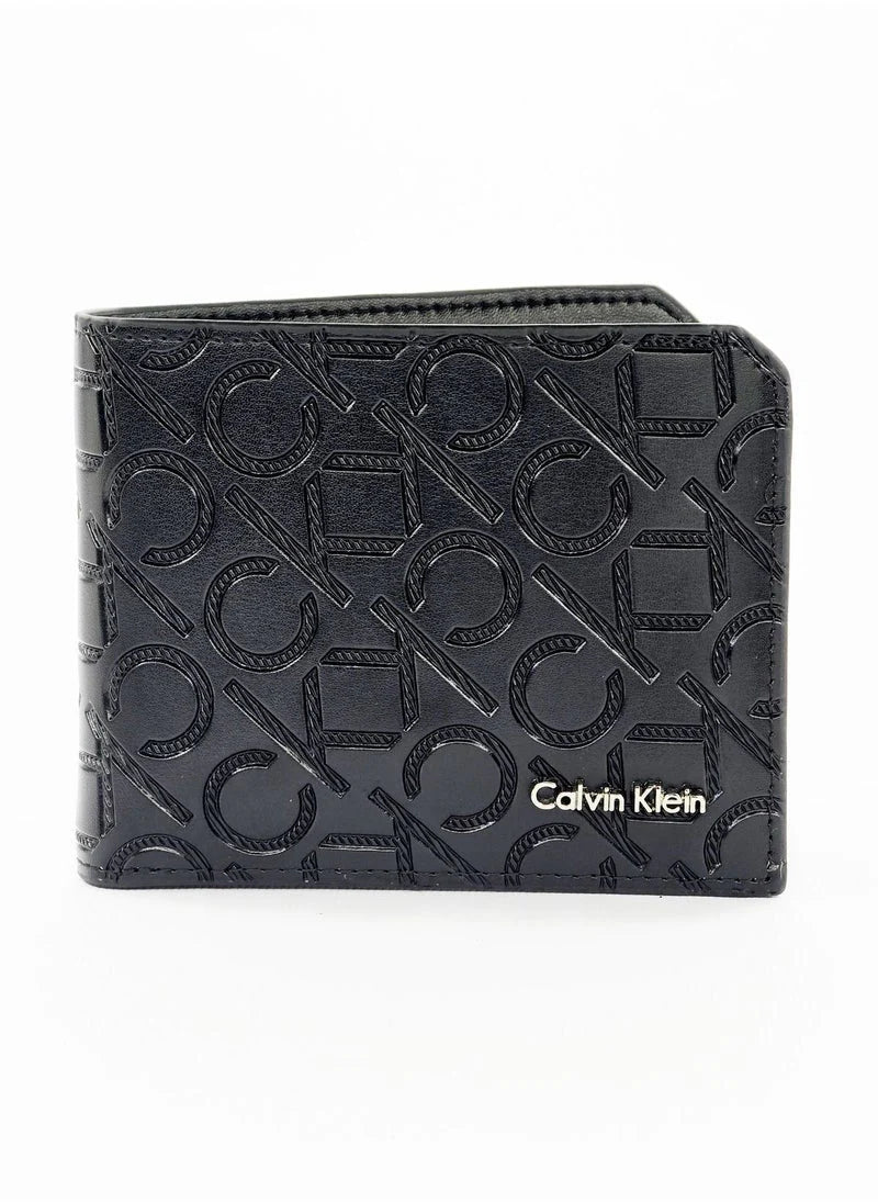 CK Black Leather Wallet For Men
