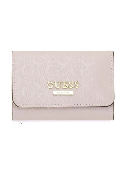 GU Pink Leather Wallet For Women