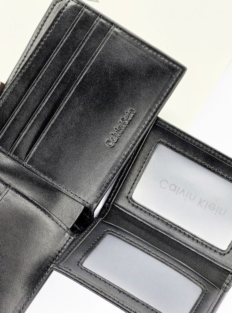 CK Black Leather Wallet For Men