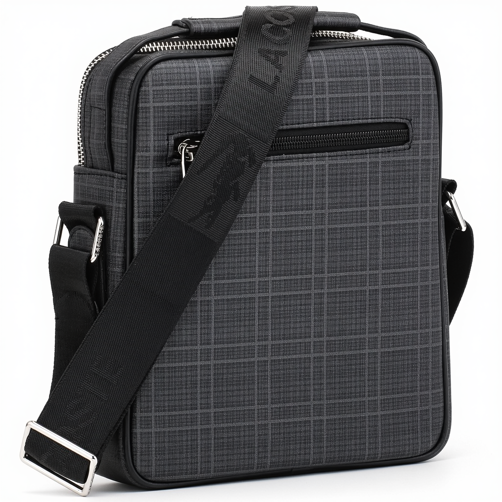 Lacoste men's crossbody bag in black