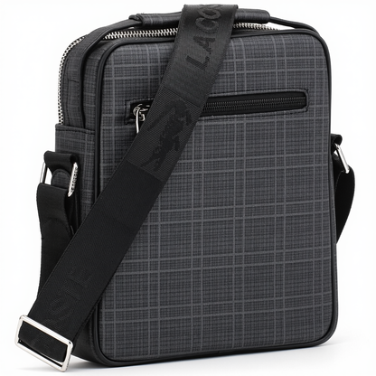 Lacoste men's crossbody bag in black