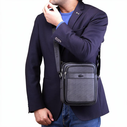 Lacoste men's crossbody bag in black