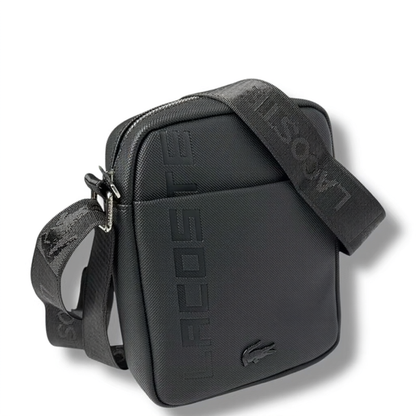 Lacoste men's black crossbody bag