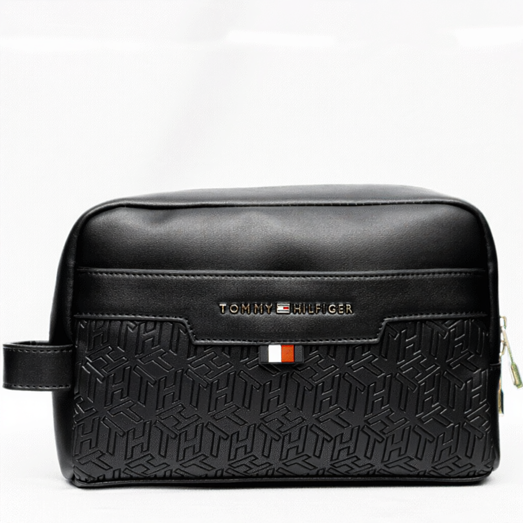 Tommy Hilfiger men's black handbag