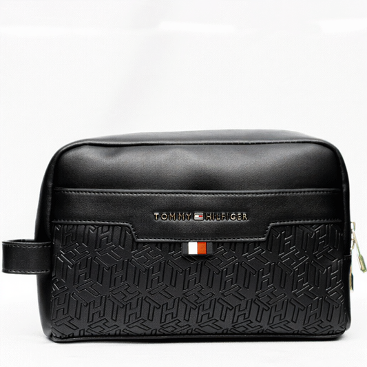 Tommy Hilfiger men's black handbag