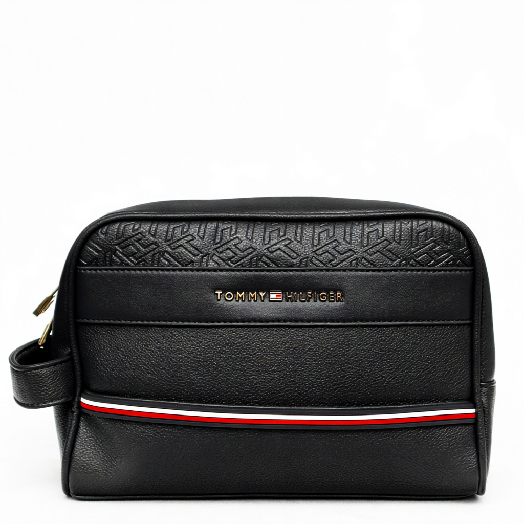 Tommy Hilfiger men's black handbag