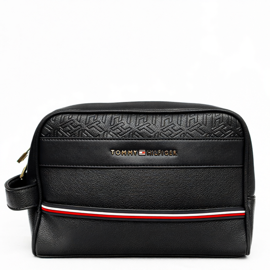 Tommy Hilfiger men's black handbag