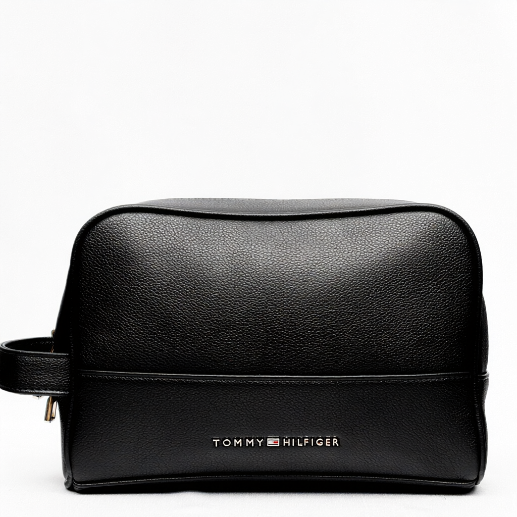 Tommy Hilfiger men's black handbag