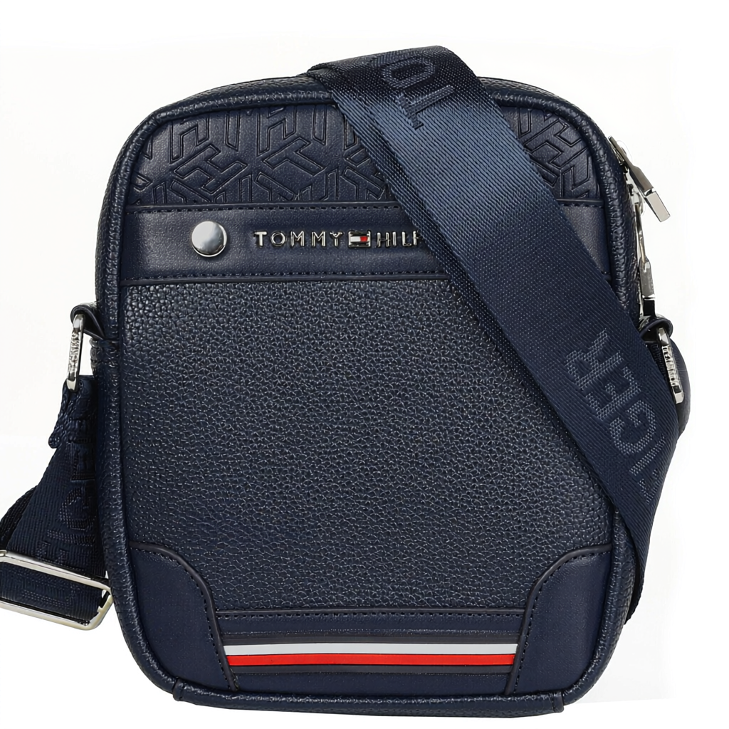 Tommy Hilfiger Men's Crossbody Bag, Blue