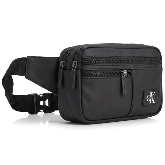Calvin Klein Jeans Men's Waist Bag - Black with 4 Zippers