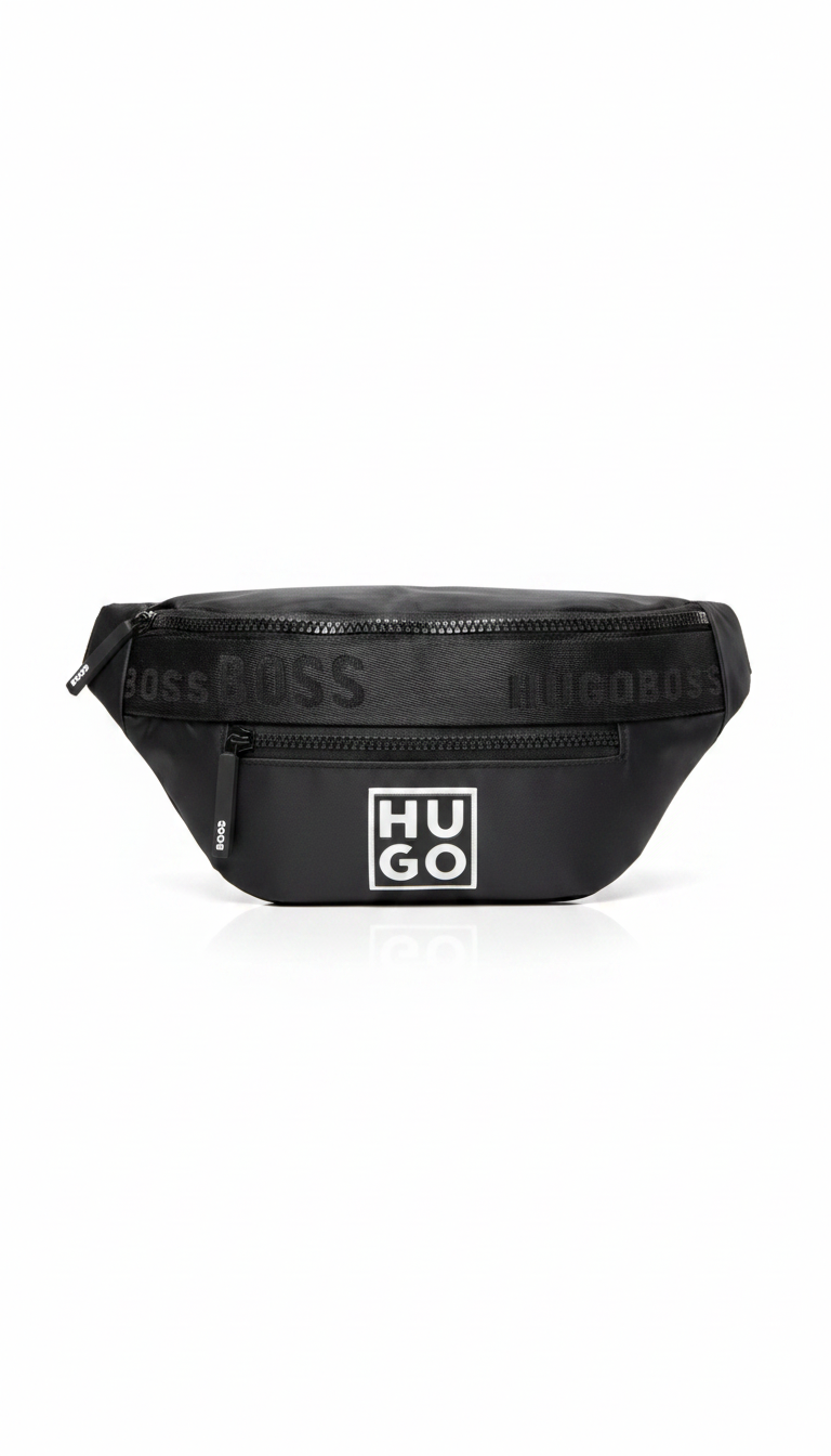 HUGO Men's Technical Waist Bag withLogo