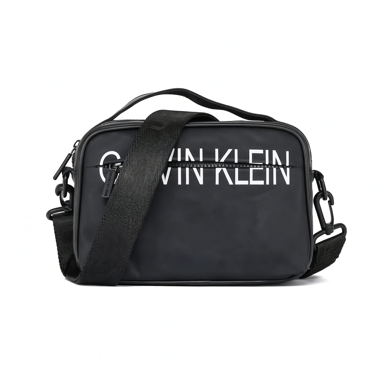 Black Calvin Klein Shoulder Crossbody Men Waterproof Hand Bag Ck