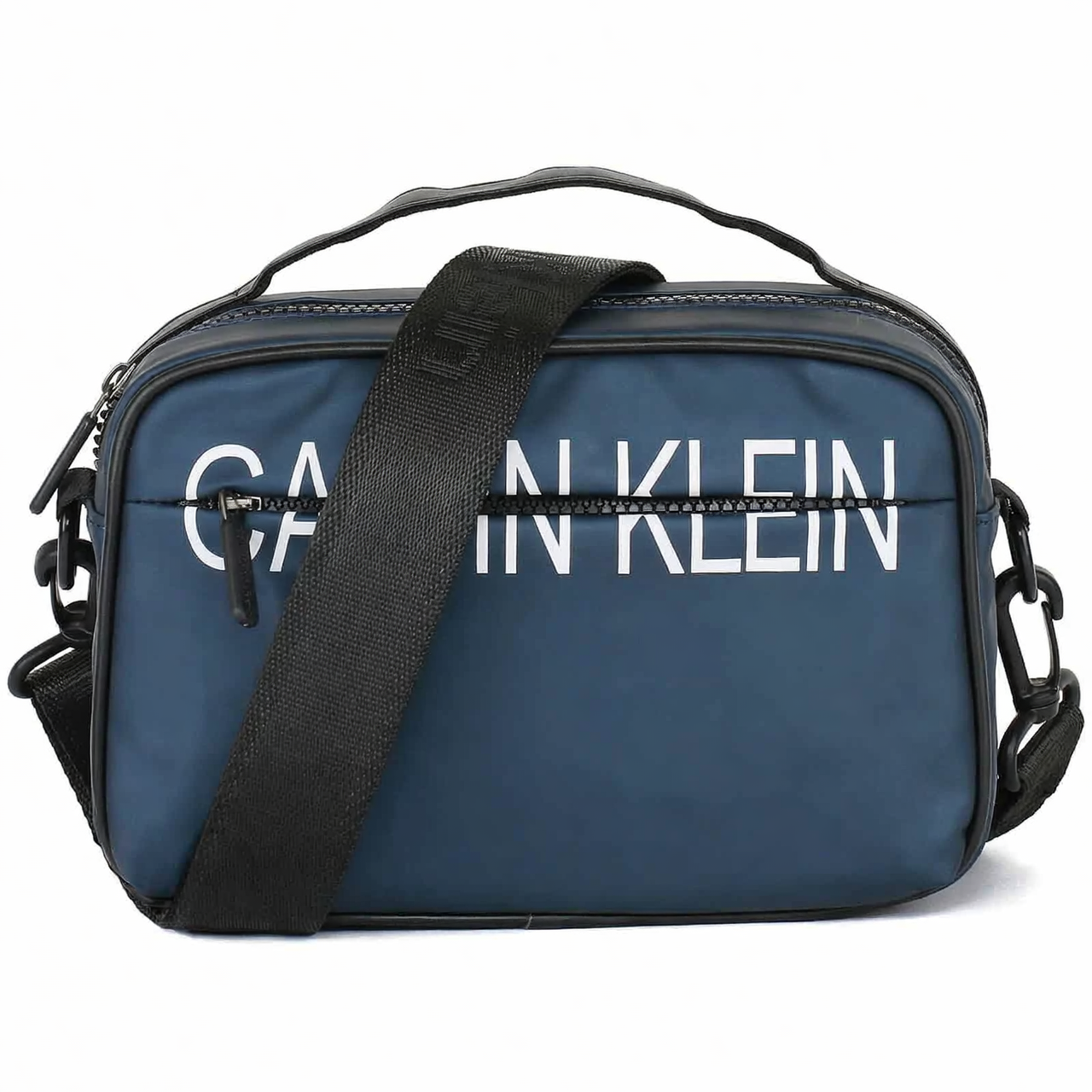 Navy Blue Calvin Klein Shoulder Crossbody Men Waterproof Hand Bag CK