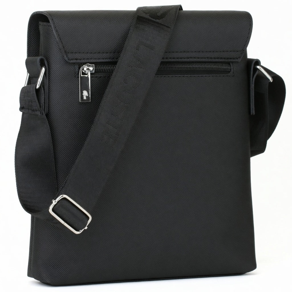 Lacoste Messenger Crossbody Bag Black for Men