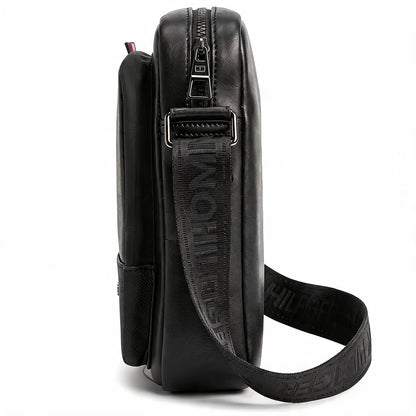 Tommy Hilfiger Men’s Black Panel Crossbody Bag