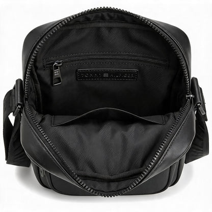 Tommy Hilfiger Men’s Black Panel Crossbody Bag