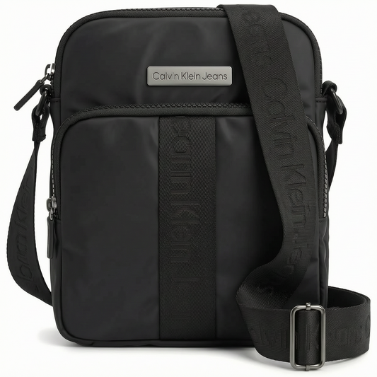 Calvin Klein Black Waterproof Vertical Crossbody Bag