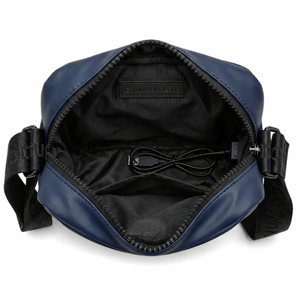 Calvin Klein Jeans Men’s Navy Blue Matte Tech Crossbody Bag