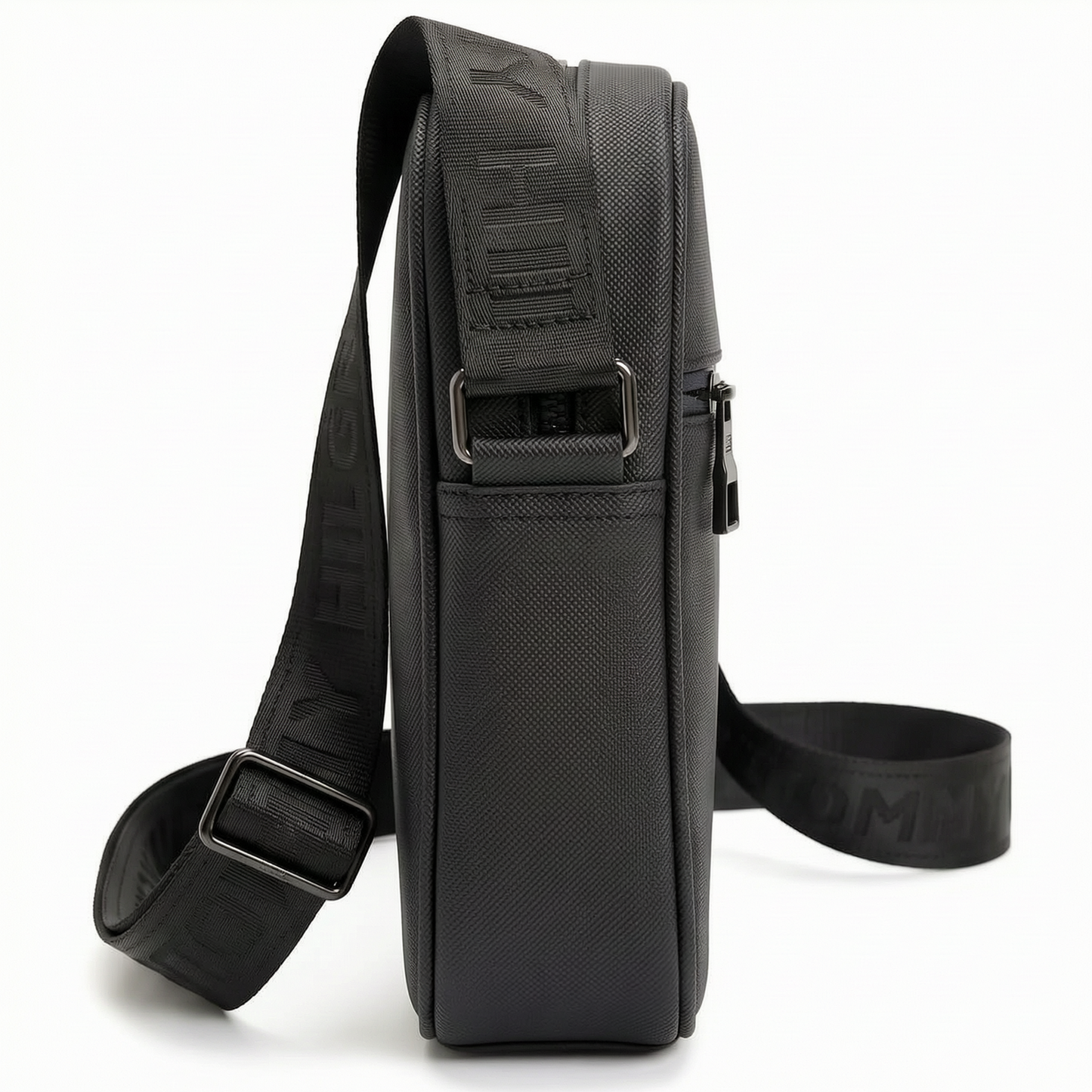 Tommy Hilfiger Men’s Black Textured Crossbody Bag