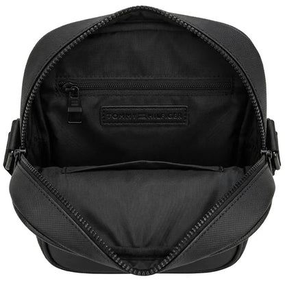 Tommy Hilfiger Men’s Black Textured Crossbody Bag