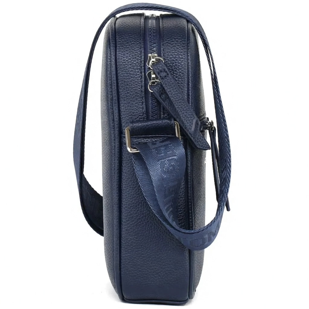 Leather Tommy Hilfiger Crossbody Messenger Shoulder Navy Blue Men bag
