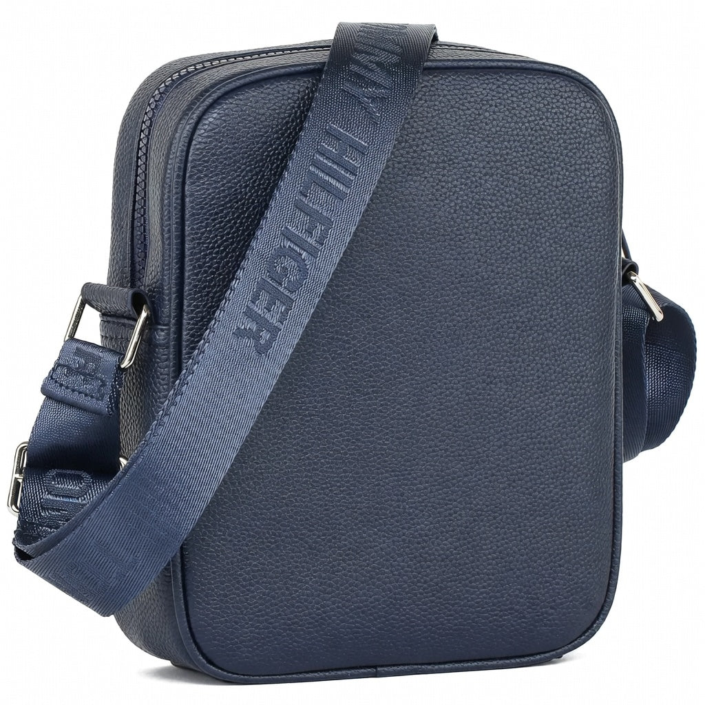 Leather Tommy Hilfiger Crossbody Messenger Shoulder Navy Blue Men bag