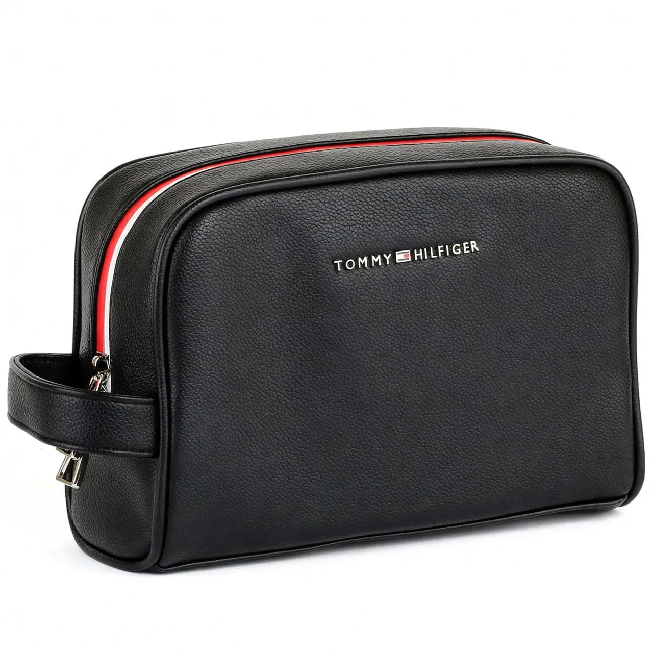 Leather Tommy Hilfiger Black Handbag For Men Gift Box