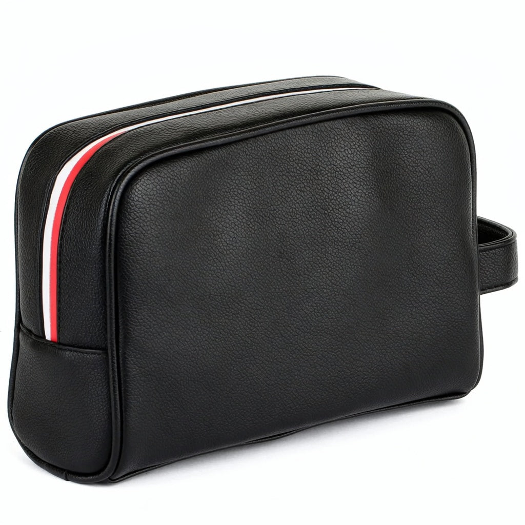 Leather Tommy Hilfiger Black Handbag For Men Gift Box
