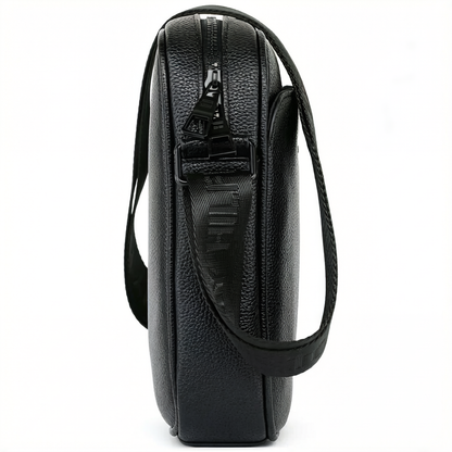 Leather Tommy Hilfiger Crossbody Messenger Shoulder Black Bag For Men