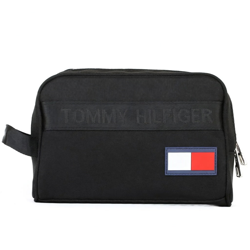 Tommy Hilfiger Fabri Black Handbag For Men Gift Box Logo