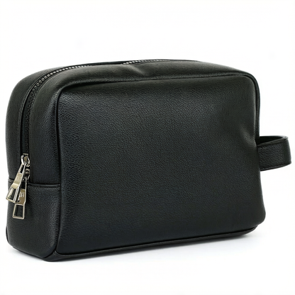 Tommy Hilfiger Black Leather Handbag For Men Gift Box