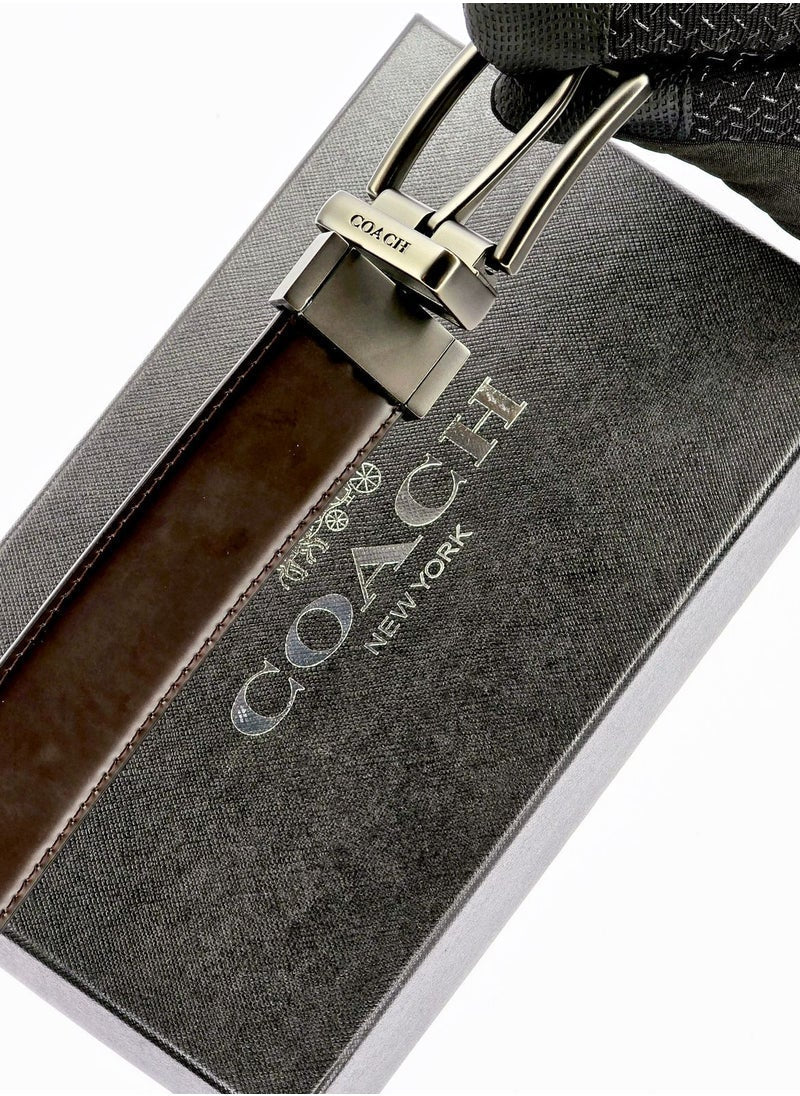 Coach Signature Wallet & Reversible Belt Set For Men