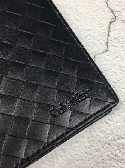 CK Black Leather Wallet For Men