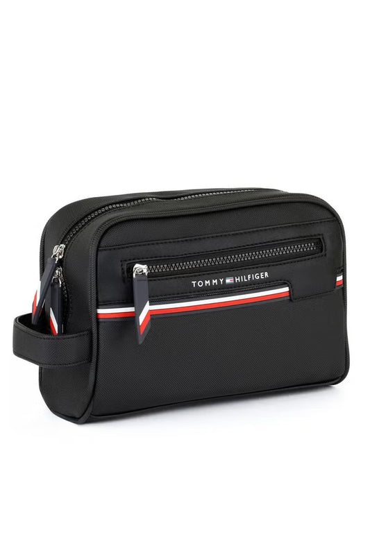 Tommy Hilfiger men's black handbag