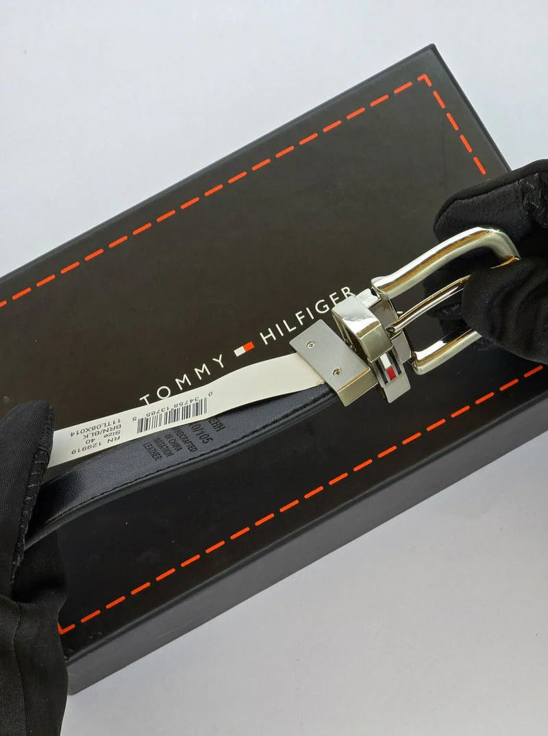 TH Leather Wallet-Belt Set For Men