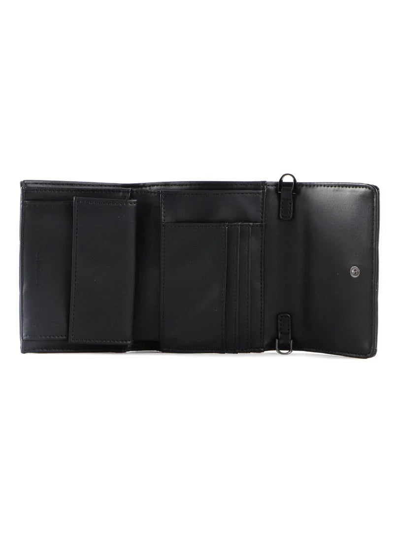 CK Quilted Black Wallet For Women