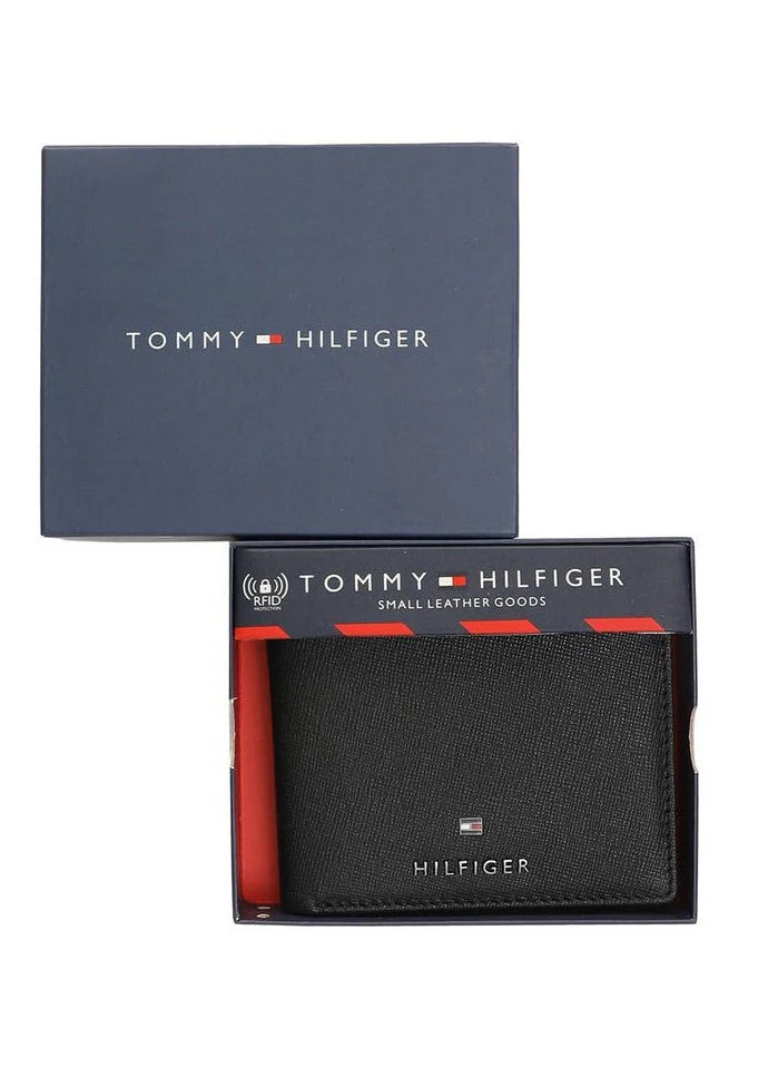 TH Black Wallet For Men