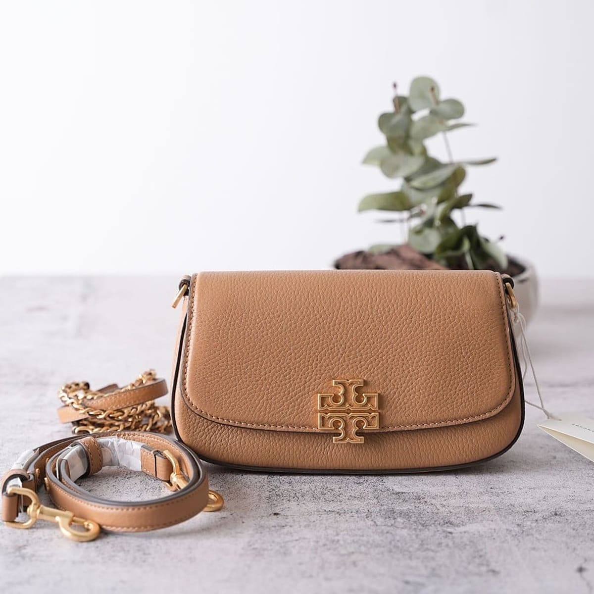 Tory Burch Brown Women Crossbody Bag 138772 Moose