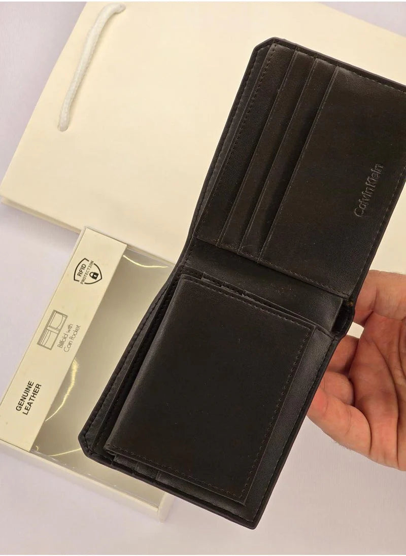 CK Brown Leather Wallet For Men