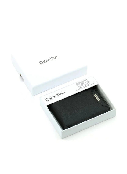 CK Black Leather Wallet For Men