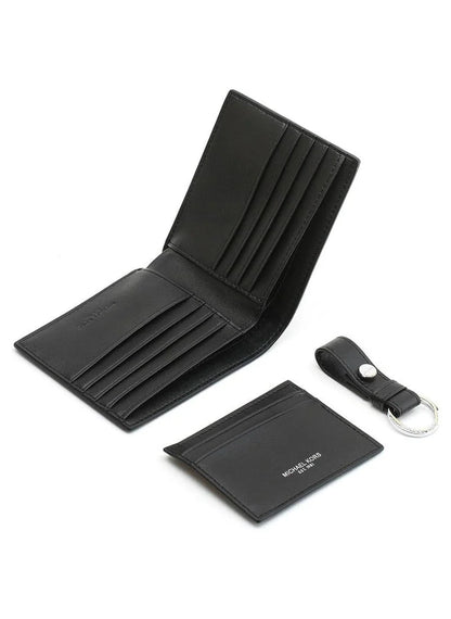 MK Wallet-Card Holder-Keychain Set For Men