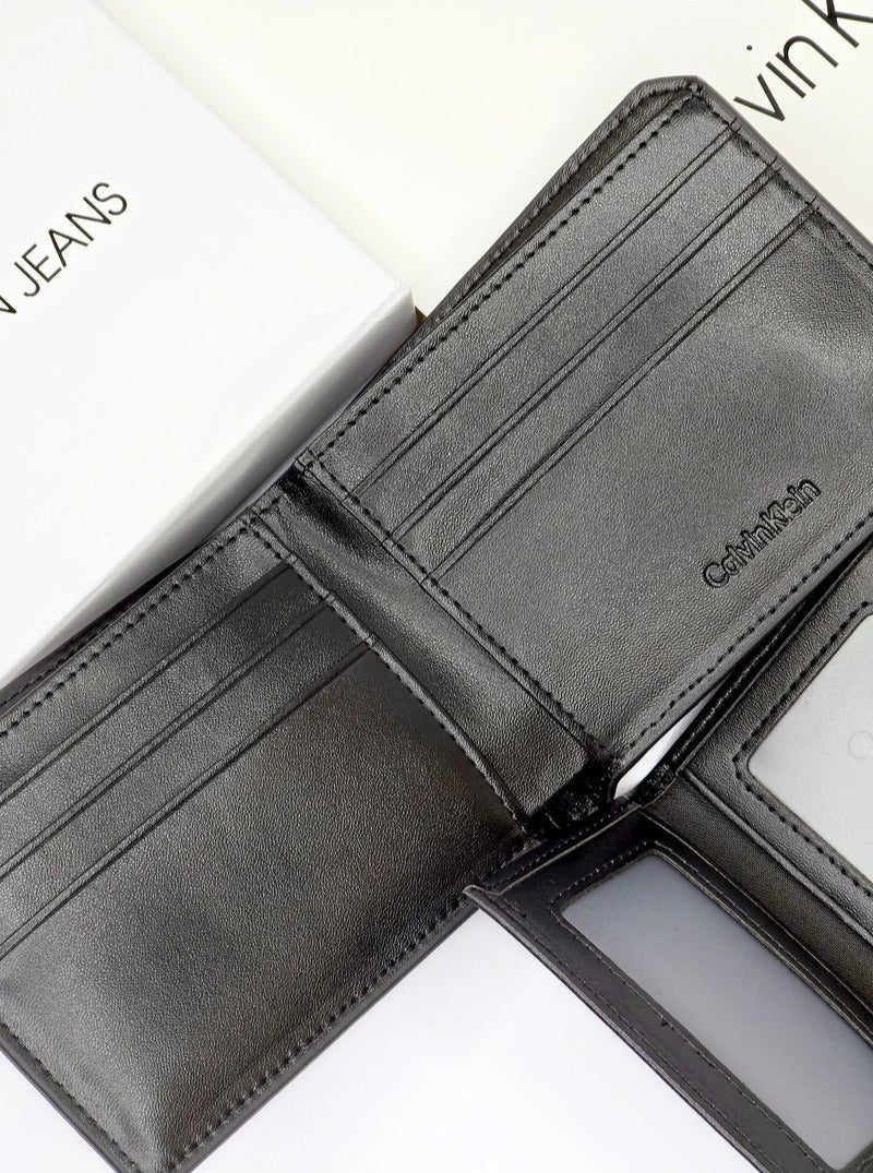 CK Black Leather Wallet For Men