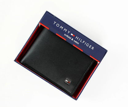 CK Black Leather Waller For Men