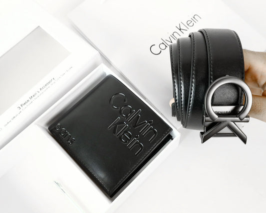 CK Wallet-Belt Set For Men
