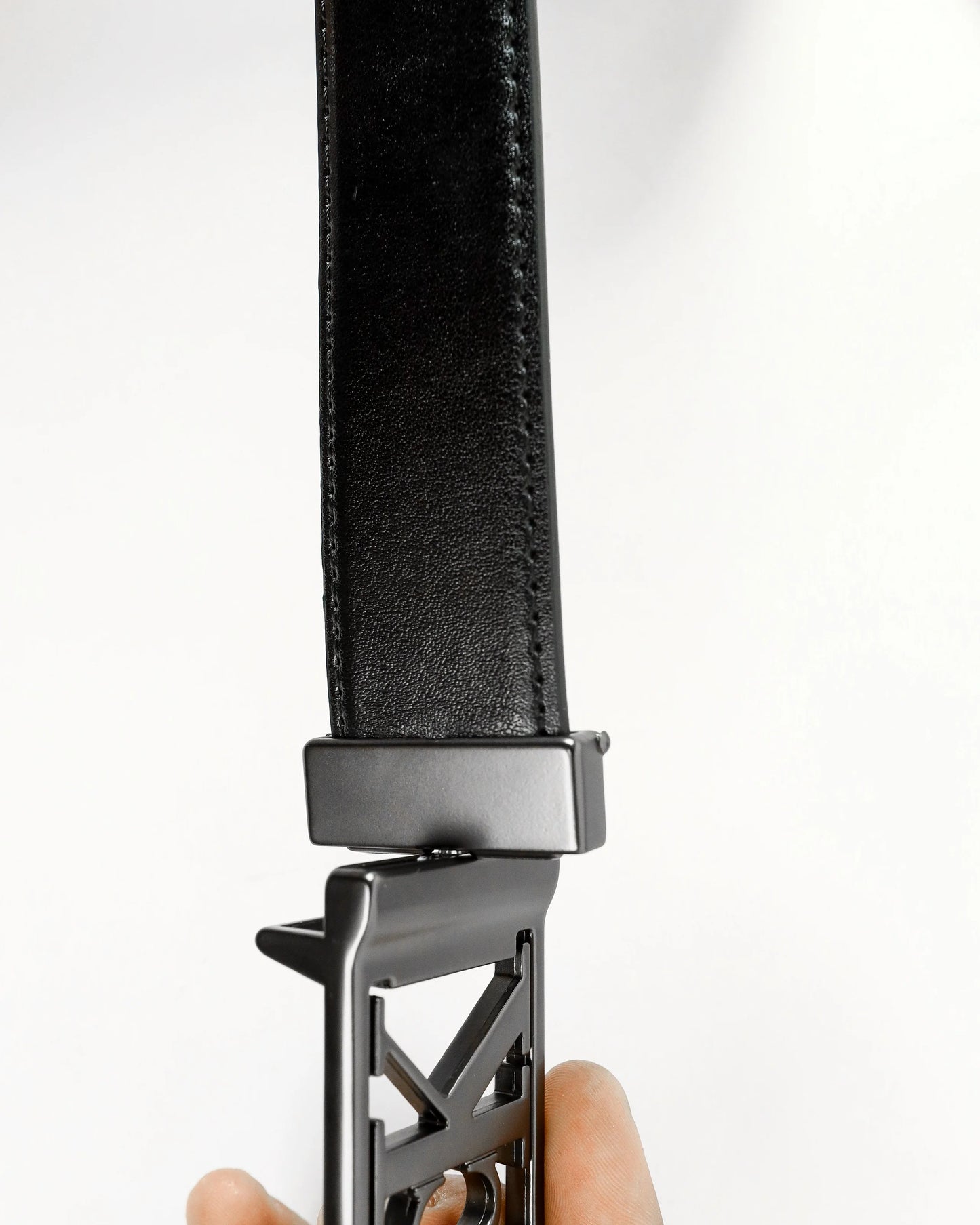 CK Black Leather Wallet-Belt Set For Men