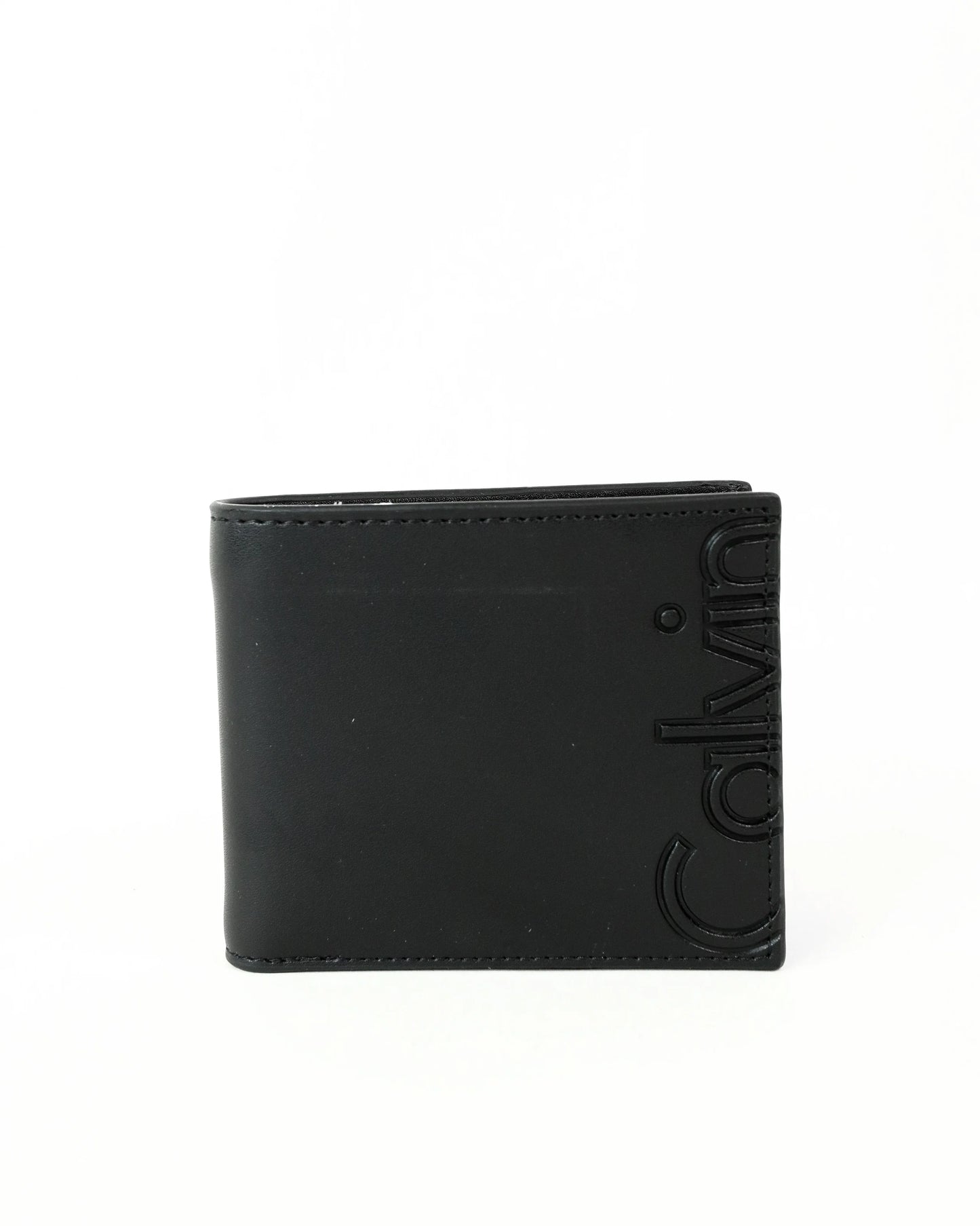 CK Black Leather Wallet-Belt Set For Men