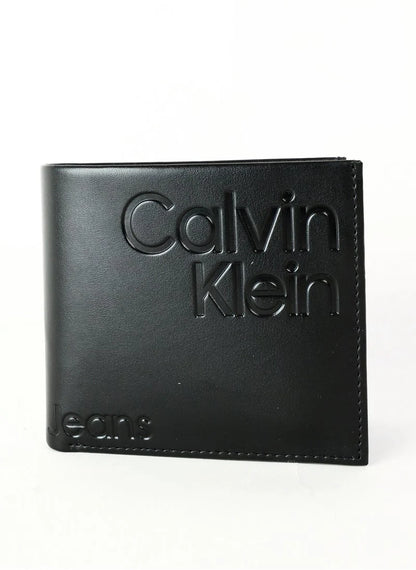 CK Black Leather Wallet For Men